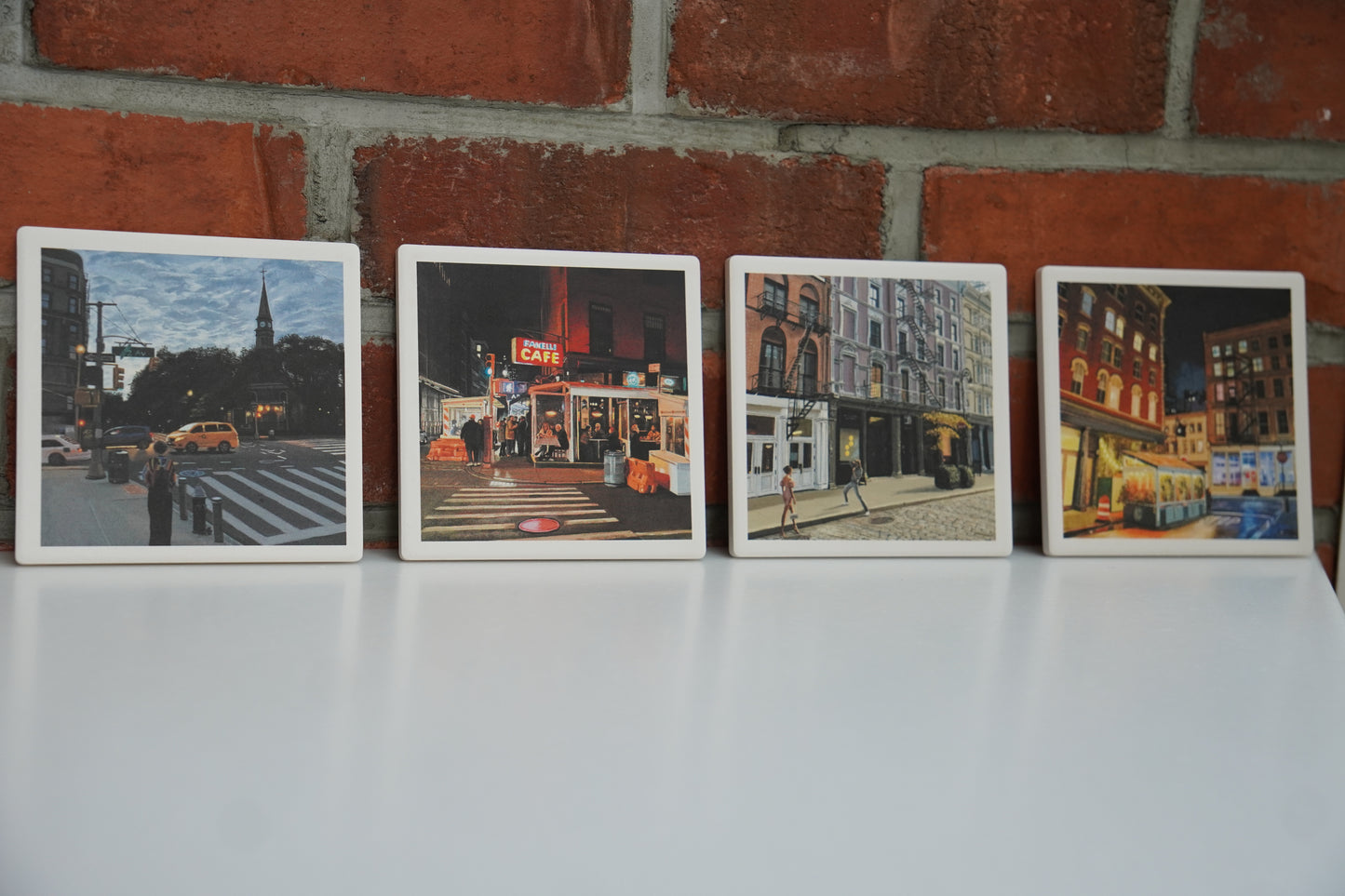 SoHo Greene St Ceramic Coaster