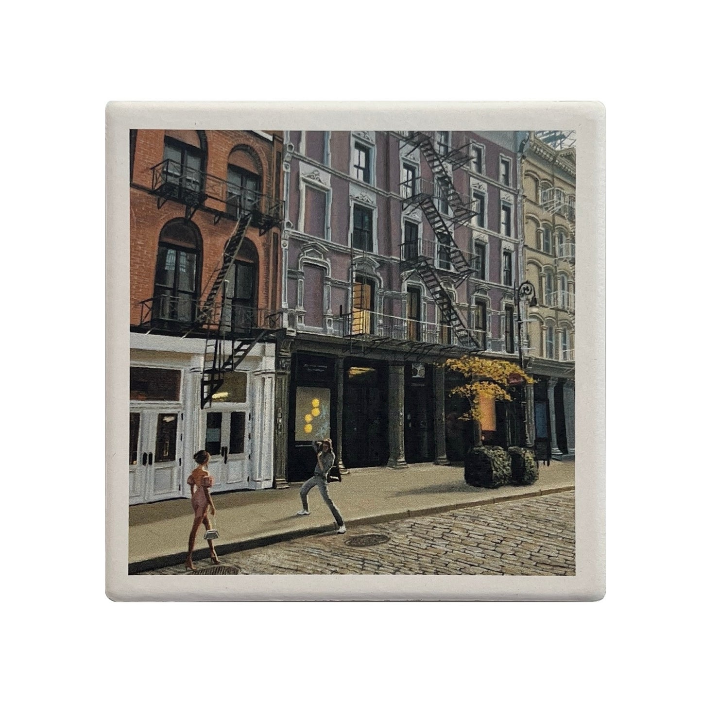 SoHo Greene St Ceramic Coaster
