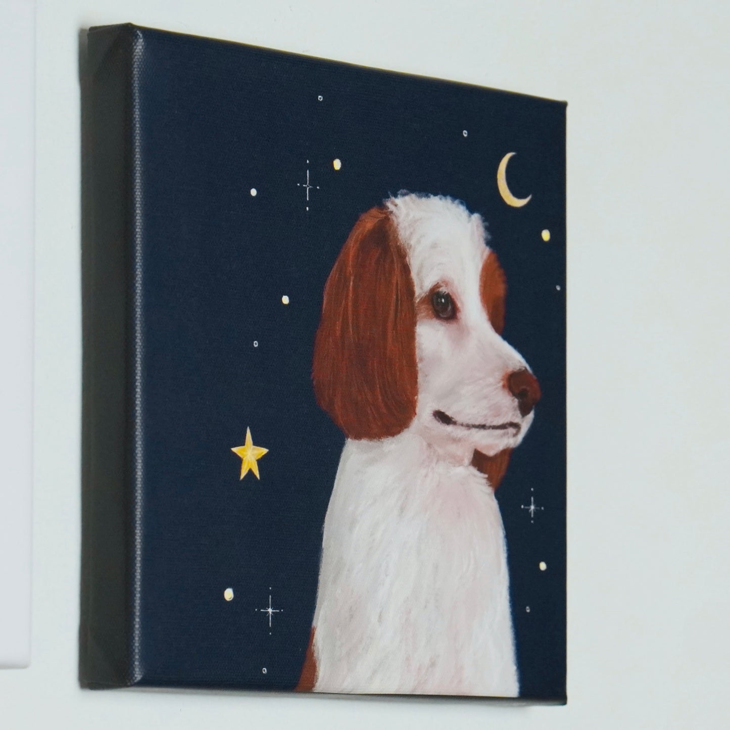 Dreamy Dog Canvas Print