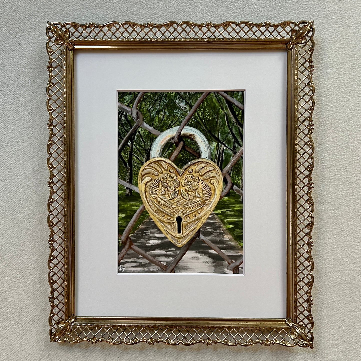 Antique Padlock Mini Print