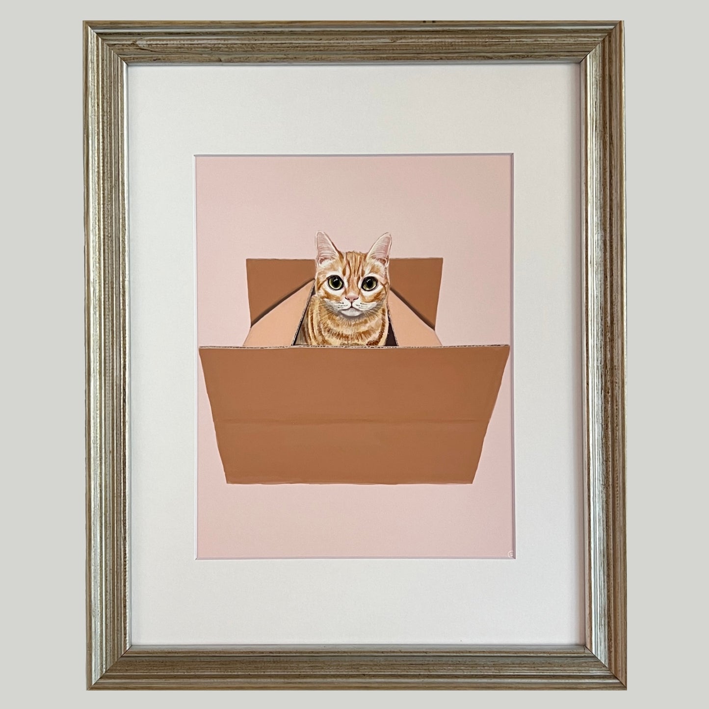 Cat in the Box Print
