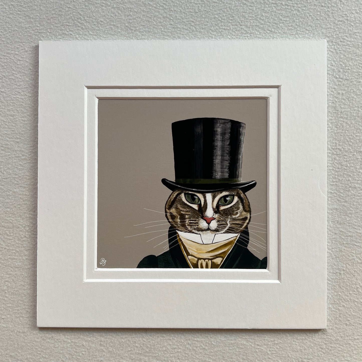 Gentlecat Mini Square Print