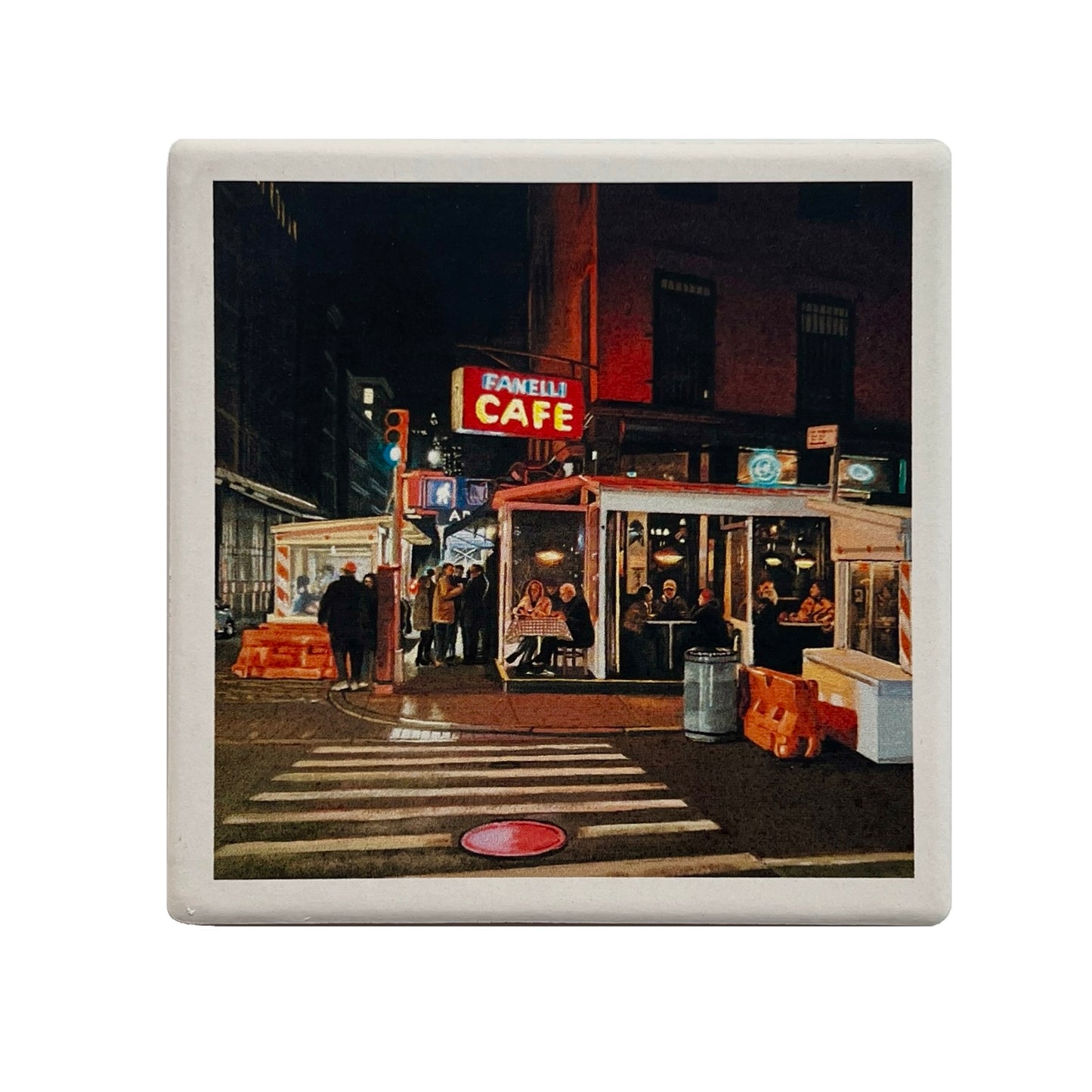 SoHo Mercer St Ceramic Coaster