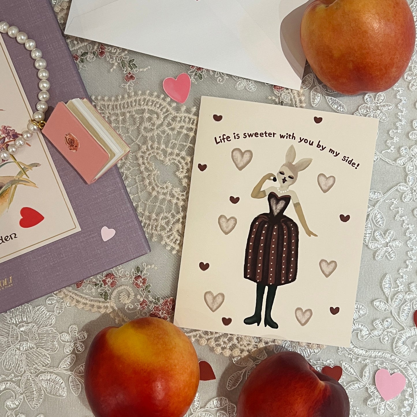 Life is sweeter with you by my side! Greeting Card