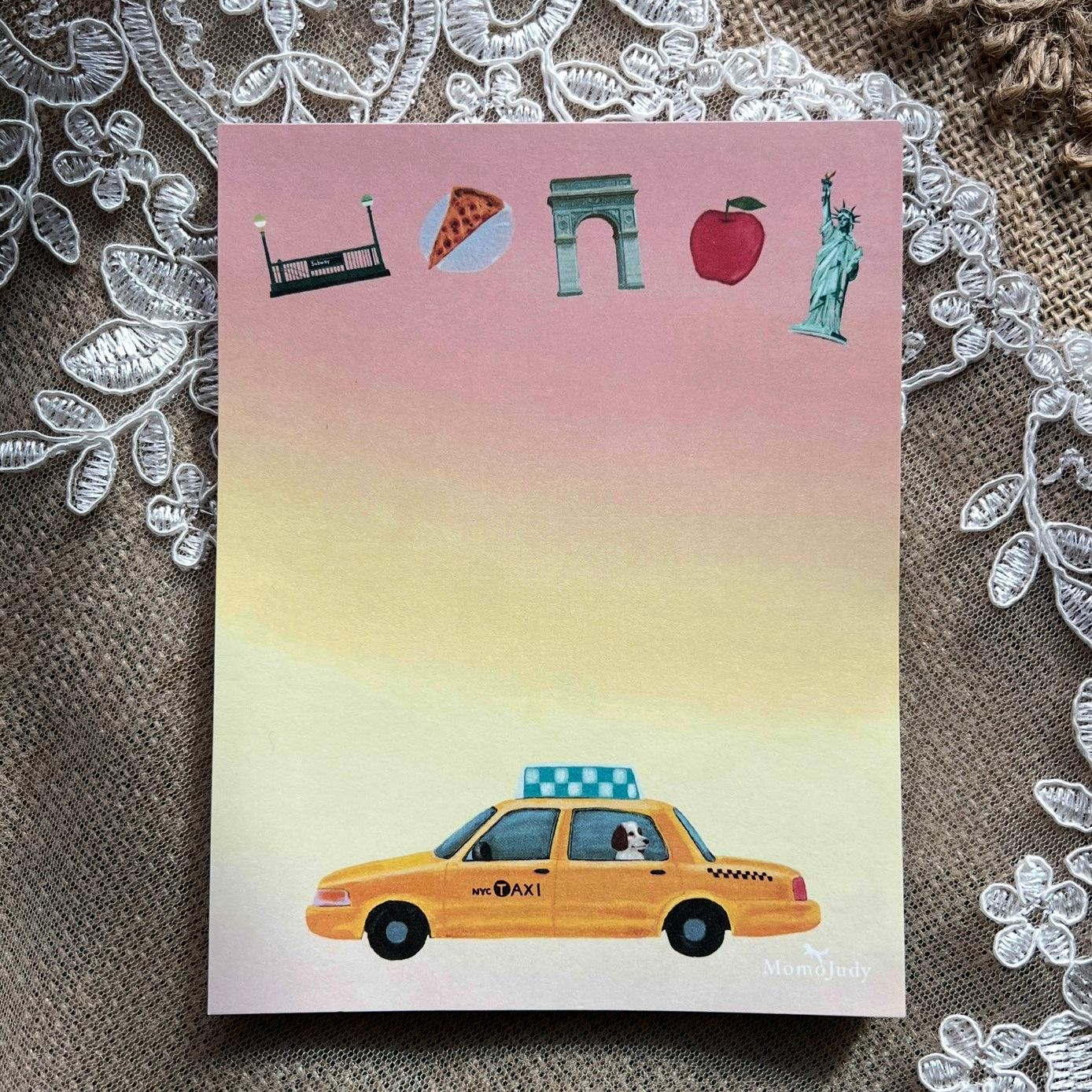 New York Illustrated Notepad