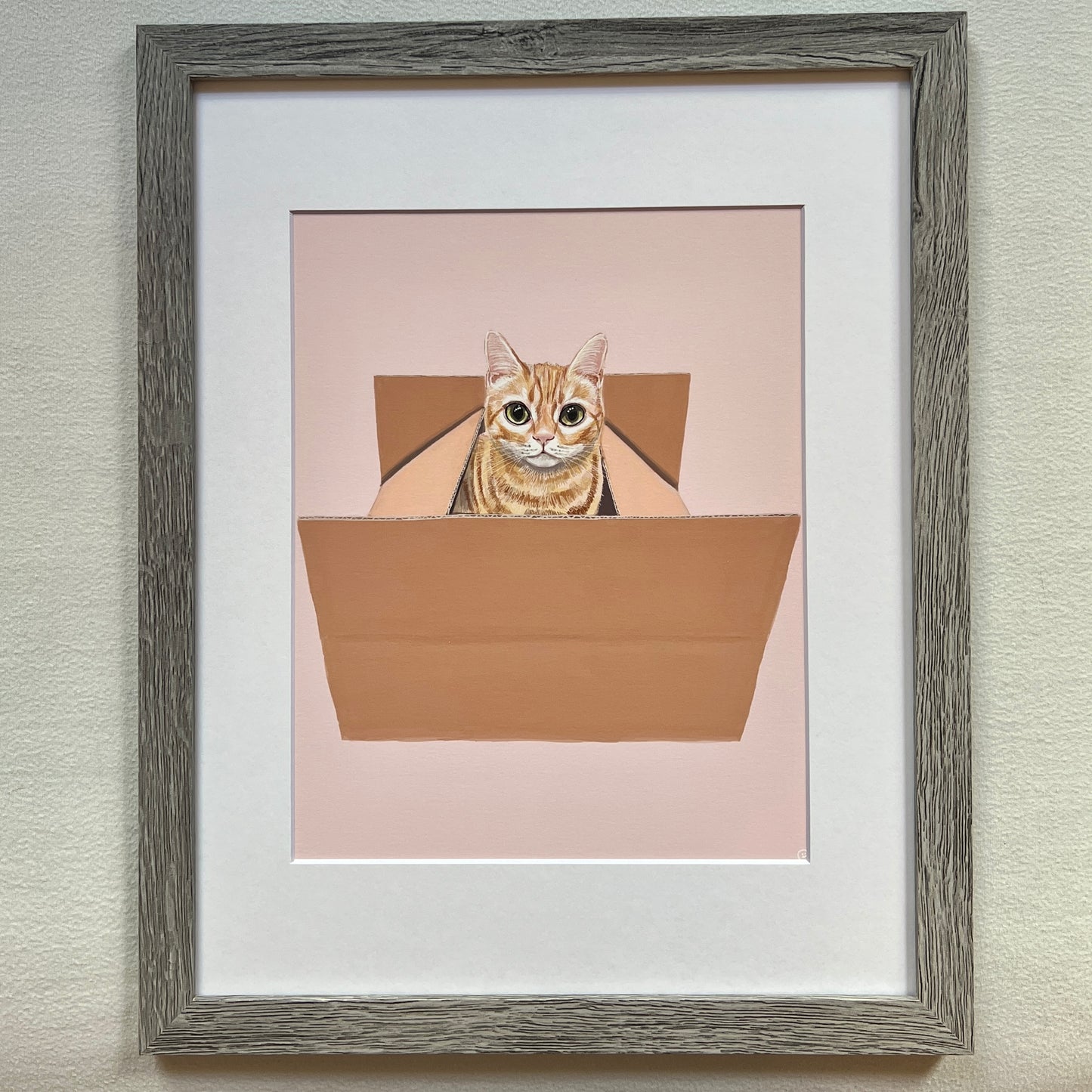 Cat in the Box Print