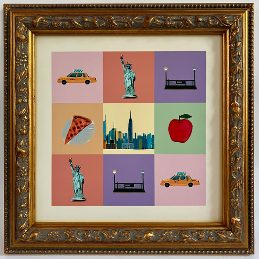 Iconic New York Grid Art Print