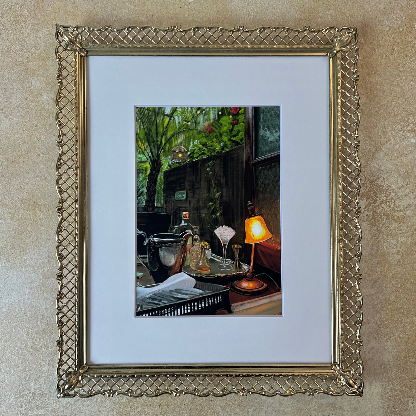 The Cocktail tray Mini Print