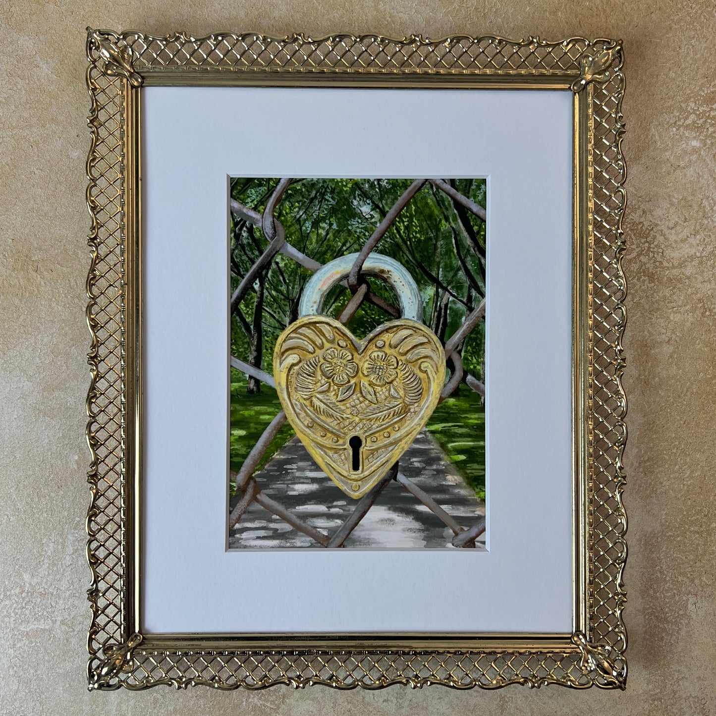 Antique Padlock Mini Print