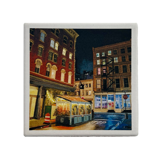 SoHo Howard St Ceramic Coaster
