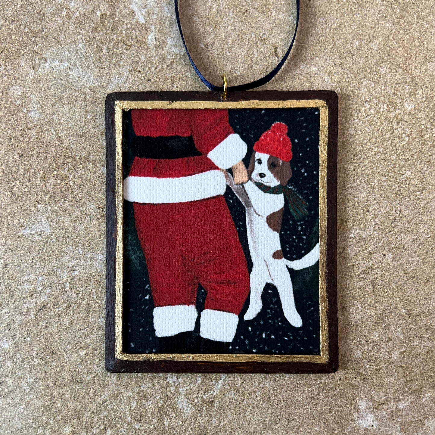 Dancing with Santa Ornament