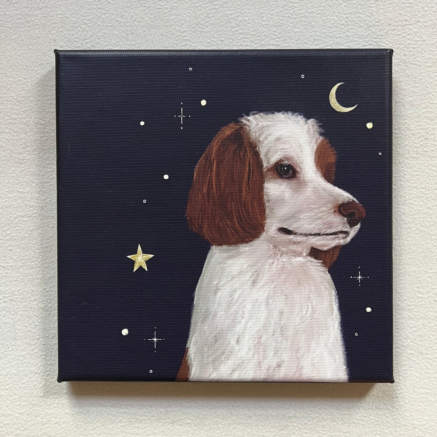 Dreamy Dog Canvas Print