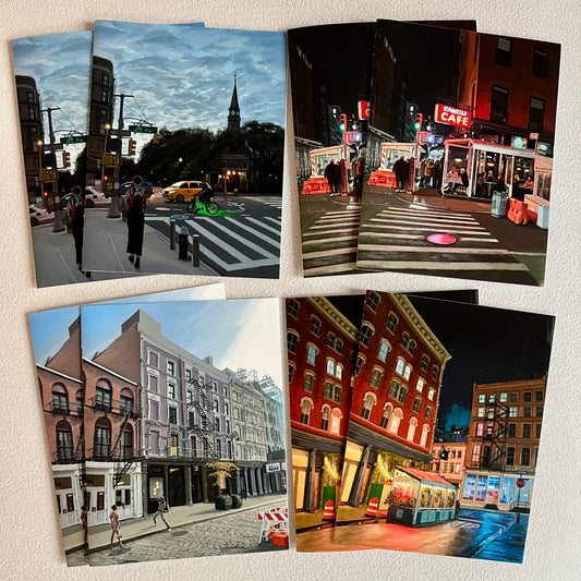SoHo & East Village 8 Greeting Card Set