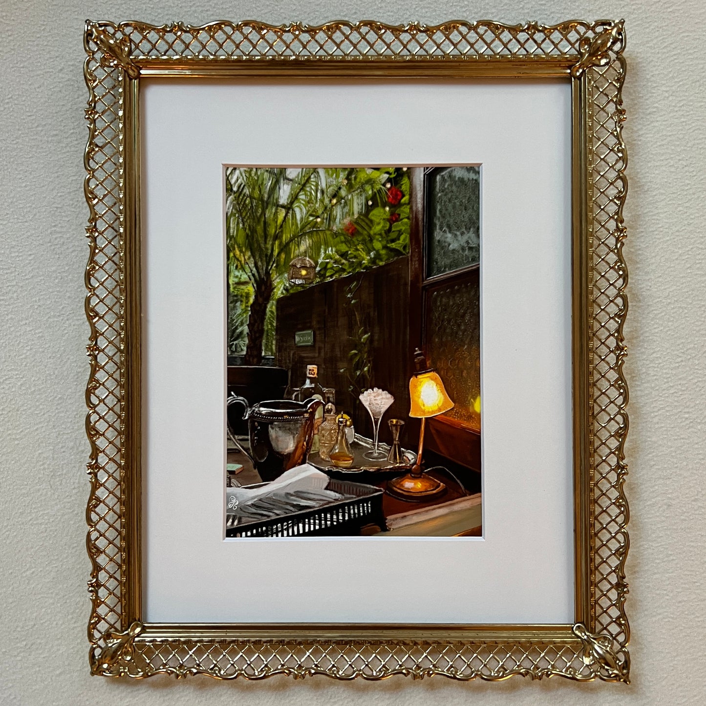 The Cocktail tray Mini Print