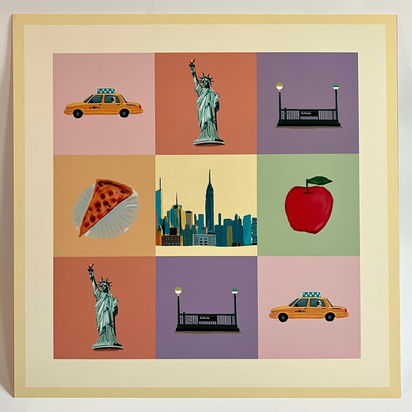 Iconic New York Grid Art Print